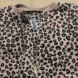 Carter's Leopard Print Baby Outfit with Zipper